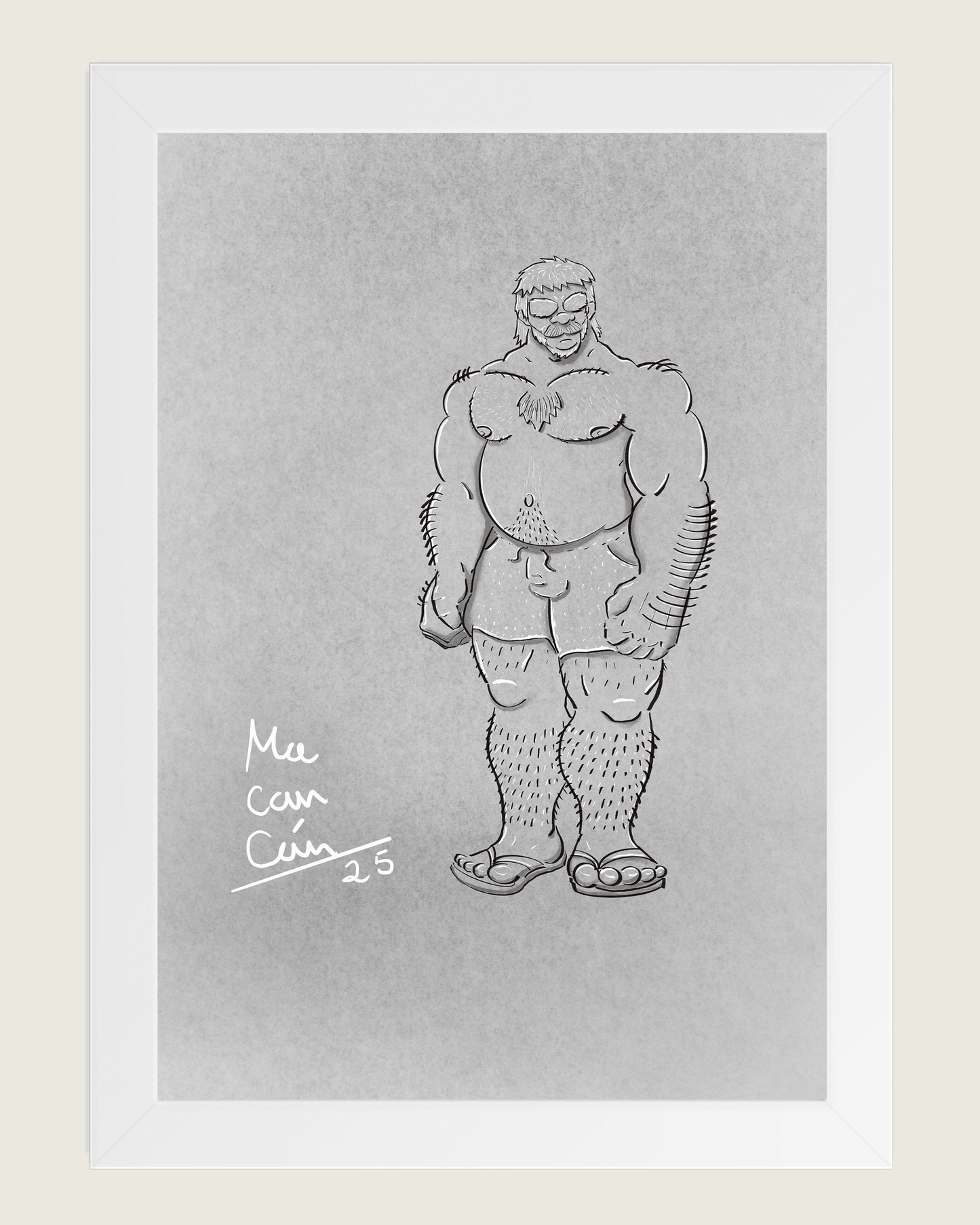 Macancán Cemento Print o Marco