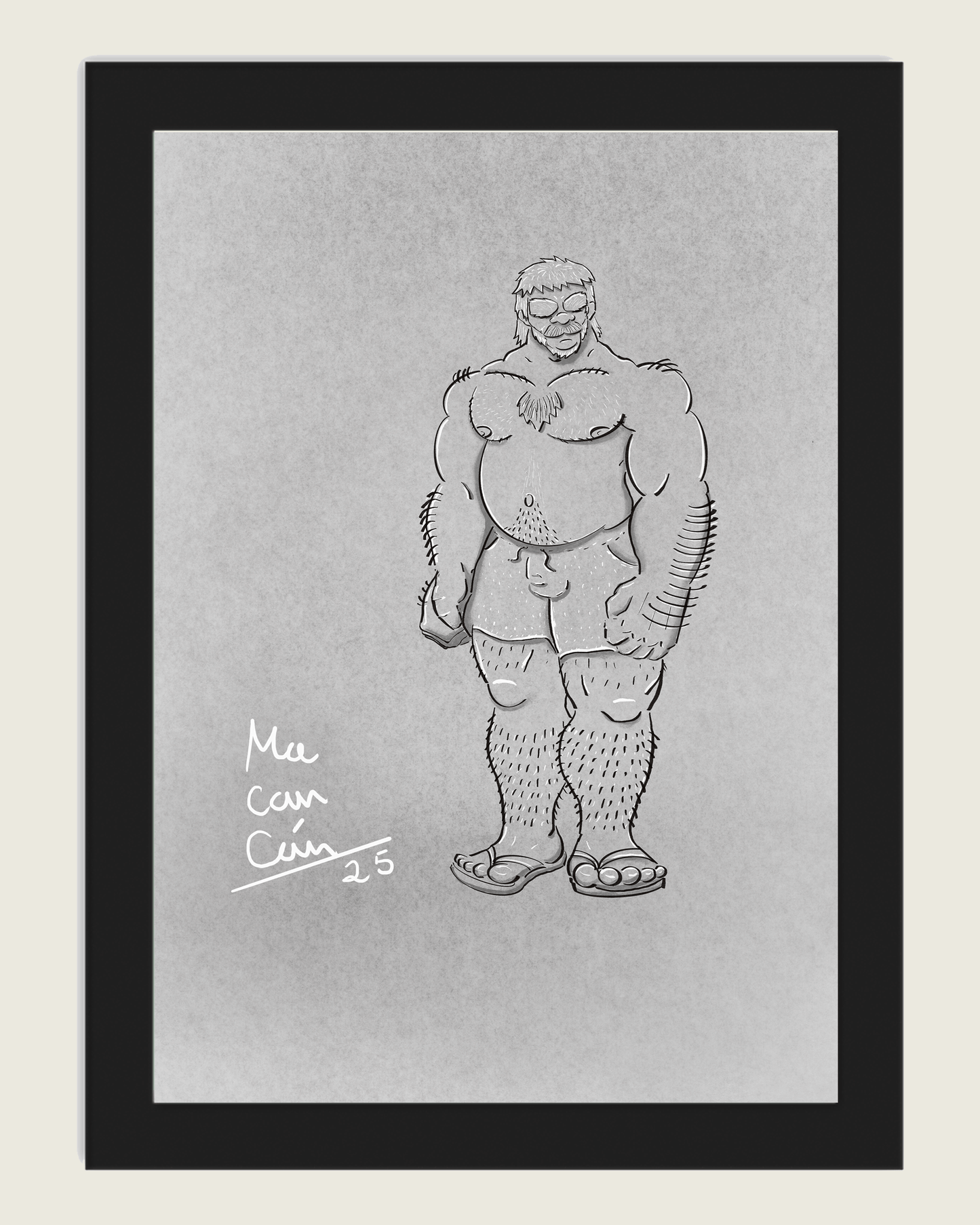 Macancán Cemento Print o Marco