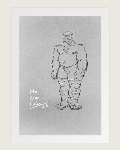 Macancán Cemento Print o Marco