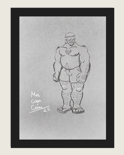 Macancán Cemento Print o Marco