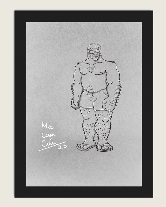 Macancán Cemento Print o Marco